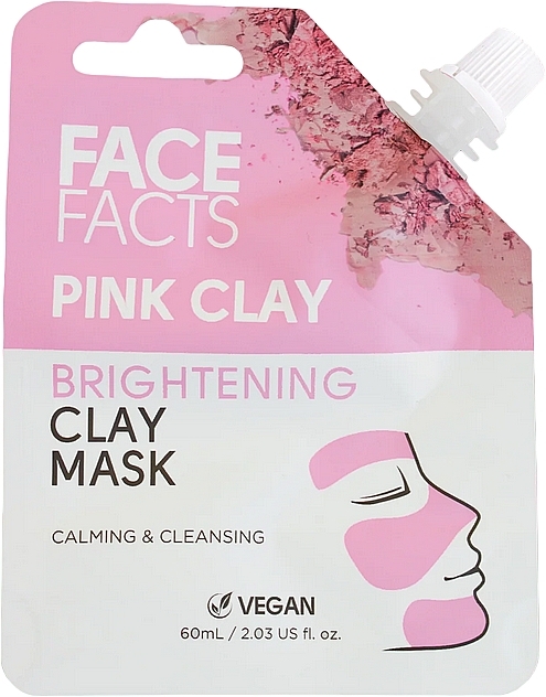 Pink Clay Brightening Face Mask - Face Facts Brightening Pink Clay Face Mask — photo N1