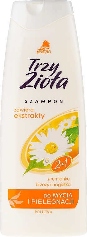 Hair Shampoo-Conditioner - Pollena Savona Three Herbs Of Calendula Shampoo Conditioner — photo N1