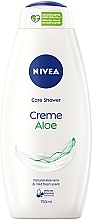 Shower Care Gel "Aloe" - Nivea Care Shower Cream Natural Aloe Vera — photo N1