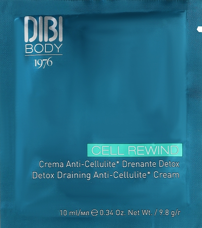 GIFT! Draining Anti-Cellulite Detox Cream - DIBI Milano Cell Rewind Detox Draining Anti-Cellulite Cream (sample) — photo N1