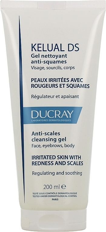 Cleansing gel - Ducray Kelual DS Anti-Scales Cleansing Gel — photo N1