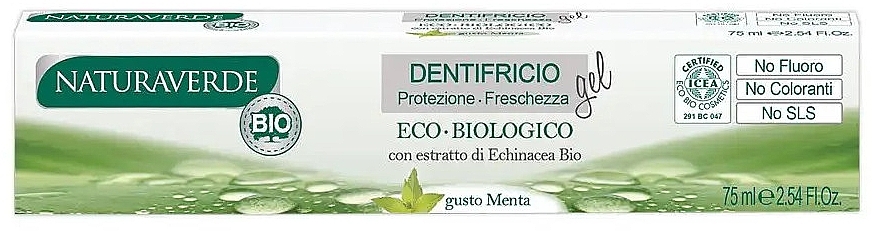 Toothpaste with Mint Extract - Naturaverde Bio — photo N1