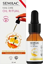 Moisturizing Nail & Cuticle Oil - Semilac Nail Care Oil Ritual — photo N2