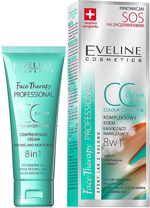 Soothing Firming CC Cream - Eveline Cosmetics Therapy — photo N1