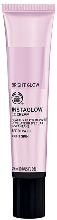 The Body Shop Bright Glow Instaglow CC Cream SPF 20 - CC Cream — photo N1