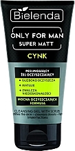 Fragrances, Perfumes, Cosmetics Cleansing Peeling-Gel - Bielenda Only For Men Super Mat Cleansing Gel With Scrub