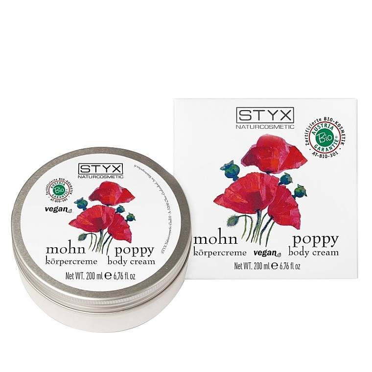 Body Cream - Styx Naturcosmetic Mohn Poppy Cream Body — photo N1