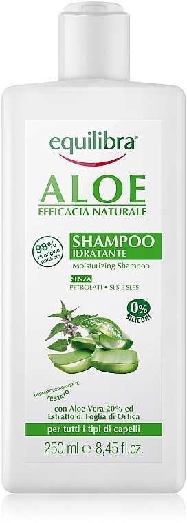 Aloe Vera Moisturizing Shampoo - Equilibra Aloe Moisturizing Shampoo — photo N1