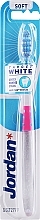 Soft Toothbrush, transparent & pink - Jordan Target White — photo N2