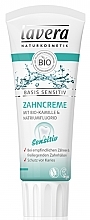 Fragrances, Perfumes, Cosmetics Toothpaste for Sensitive Teeth - Lavera Basis Sensitiv Toothpaste With Organic Camomile