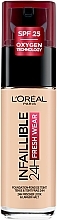 Fragrances, Perfumes, Cosmetics Long-Lasting Foundation with Natural Radiant Finish - L'Oreal Paris Infaillible 24H Fresh Wear Foundation