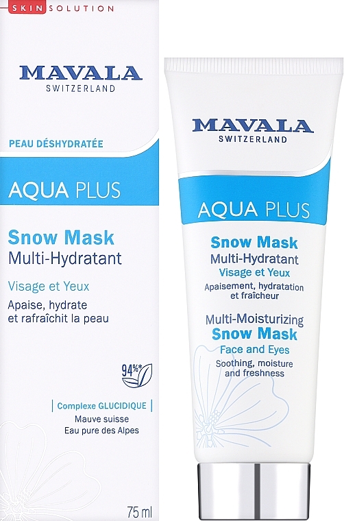 Multi-Moisturizing Mask - Mavala Aqua Plus Multi-Moisturizing Snow Mask — photo N2