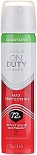 Fragrances, Perfumes, Cosmetics Concentrated Max Protection Anti-Perspirant Aerosol - Avon On Duty Concentrated Max Protection Anti-Perspirant Aerosol 72H