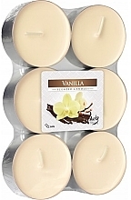 Fragrances, Perfumes, Cosmetics Vanilla Tealight Set - Bispol Vanilla Maxi Scented Candles