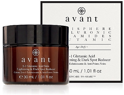 2 in 1 Skin Lightener and Dark Spot Reducer - Avant 2-1 Glutamic Skin Lightening & Dark Spot Reducer — photo N1