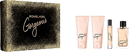Fragrances, Perfumes, Cosmetics Michael Kors Gorgeous - Set (edp/100ml + edp/10ml + b/lot/100ml + sh/gel/100ml)
