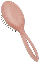 Hair Brush, pink - Acca Kappa Infinito Brush Long Wooden Pins — photo N2