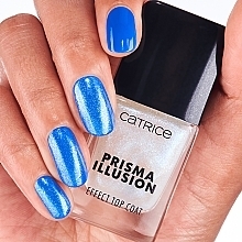 Top Coat with Prismatic Effect - Catrice Prisma Illusion Effect Galactic Dust Top Coat — photo N7