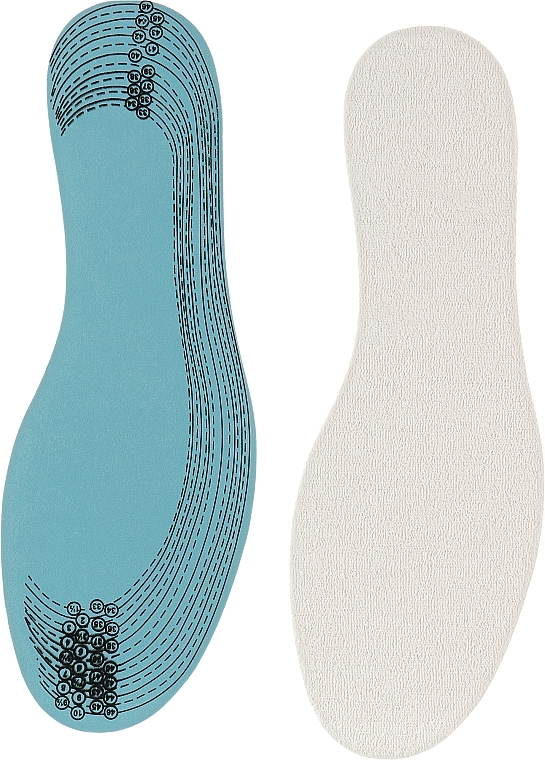 Cotton Insoles with Latex Base, 33-47 size - Titania Summertime — photo N1