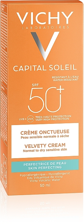 Triple Action Facial Sun Cream - Vichy Capital Soleil Creme SPF50 — photo N7