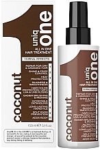 Mask Spray with Coconut Scent - Revlon Professional Uniq One All in One Coconut Hair Treatment — photo N6