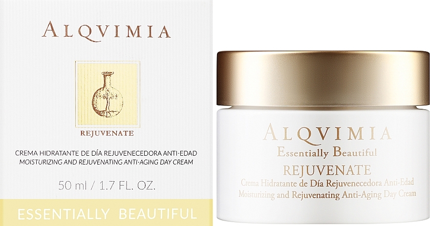 Rejuvenating Anti-Aging Cream - Alqvimia Rejuvenating Anti-Aging Moisturizing Day Cream — photo N2