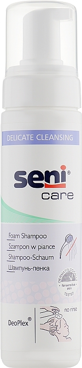 No Rinse Foam Shampoo - Seni Care Foam Shampoo — photo N1