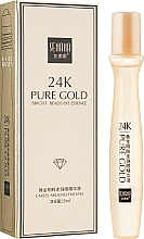 Anti Dark Circles Roller Serum - Senana 24k Pure Gold Bright Beads Eye Essence — photo N2