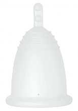 Fragrances, Perfumes, Cosmetics Menstrual Cup with Stem, L size, transparent - MeLuna Sport Menstrual Cup Stem