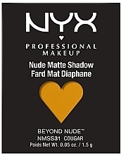 Fragrances, Perfumes, Cosmetics Matte Eyeshadow - NYX Professional Matte Shadow Beyond Nude