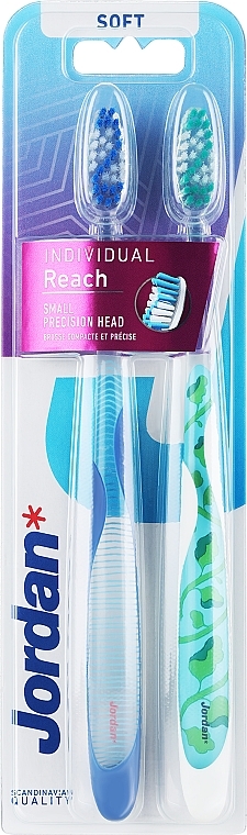 Soft Toothbrushes - Jordan Individual Reach Soft — photo N1