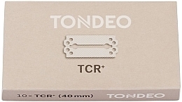 Fragrances, Perfumes, Cosmetics Shaving Blades, 40 mm, 10 pcs - Tondeo TCR+ Blades