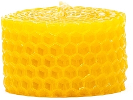 Fragrances, Perfumes, Cosmetics Decorative Candle 'Honeycomb', yellow, W-1, 3.5 cm - Lyson