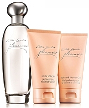 Fragrances, Perfumes, Cosmetics Estee Lauder Pleasures - Set (edp/30ml + b/lot/75ml + sh/gel/75ml)