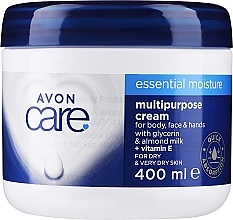 Fragrances, Perfumes, Cosmetics Multifunctional Moisturizing Face, Hand & Body Cream - Avon Care Essential Moisture Multipurpose Cream