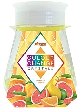 Crystals Citrus Zing Gel Air Freshener - Airpure Colour Change Crystals Citrus Zing — photo N3