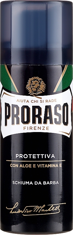 Aloe and Vitamin E Shaving Foam - Proraso Blue Line Shaving Foam — photo N1