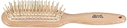 Fragrances, Perfumes, Cosmetics Beech Wood Hair Brush, rectangular - Janeke