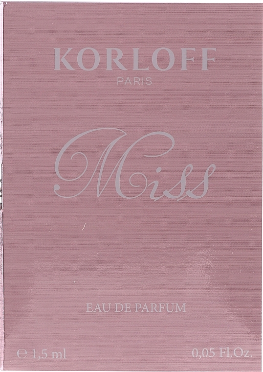 Korloff Paris Miss - Eau de Parfum (sample) — photo N2