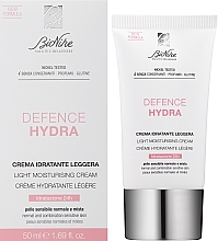 Light Moisturizing Face Cream - BioNike Defense Hydra Light Moisturizing Cream — photo N1