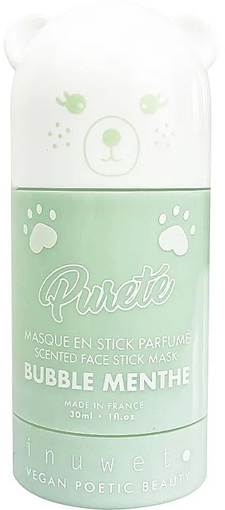 Detox Face Mask Stick with Kaolin - Inuwet Purete Scented Face Stick Mask — photo N1