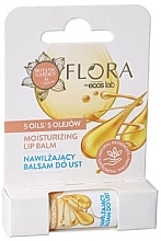 Lip Balm '5 Oils' - Vis Plantis Flora Moisturizing Lip Balm — photo N1