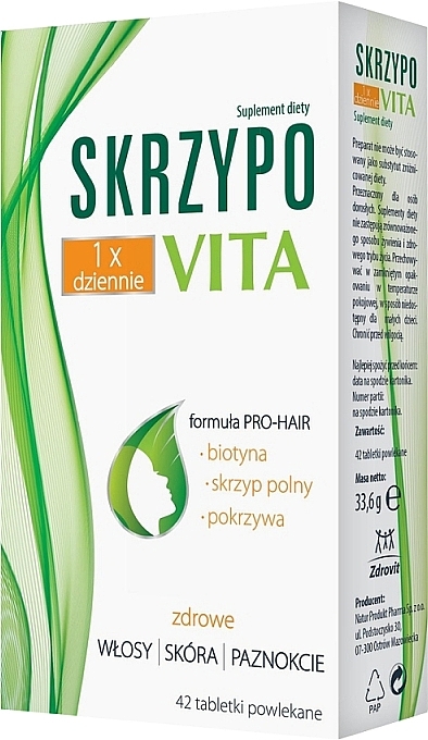 Hair, Skin & Nails Dietary Supplement - Skrzypovita — photo N1