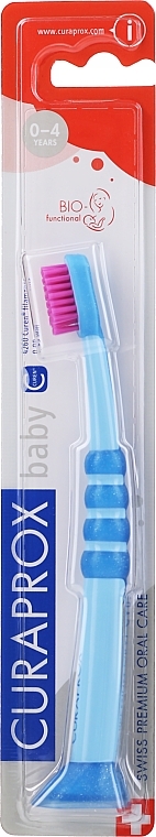 Kids Toothbrush Curakid, blue-pink - Curaprox — photo N1