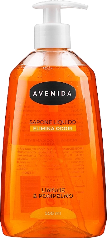 Anti-Odor Liquid Lemon & Grapefruit Soap - Avenida Liquid Soap — photo N1