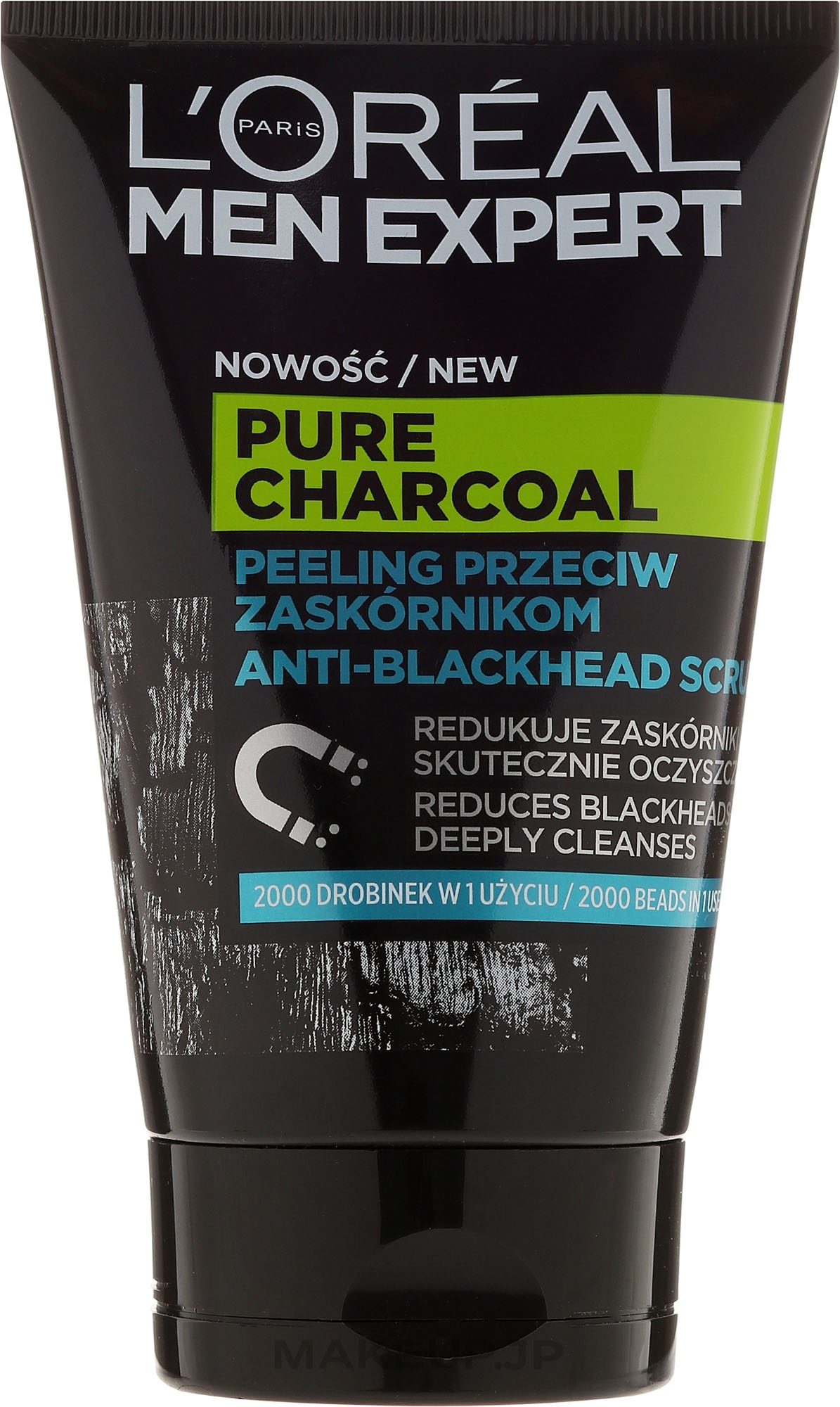 Face Scrub - Loreal Paris Men Expert Pure Charcoal Scrub — photo 100 ml