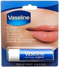 Fragrances, Perfumes, Cosmetics Lip Balm - Vaseline Lip Therapy Original