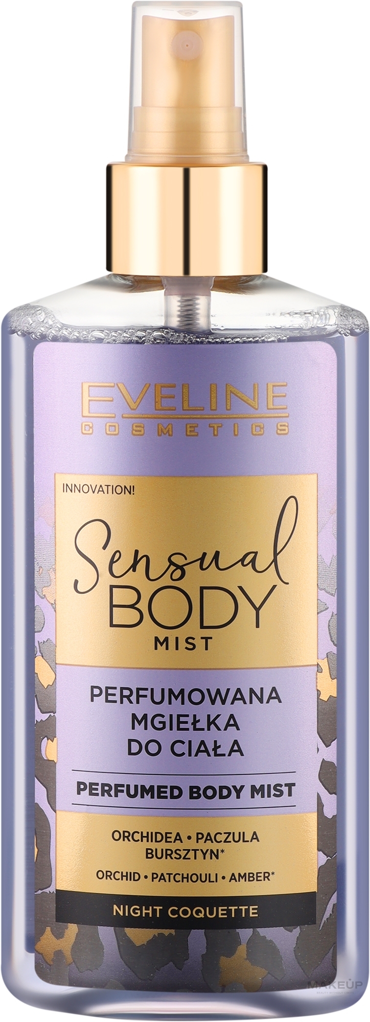 Perfumed Body Mist - Eveline Cosmetics Sensual Body Mist Night Coquette — photo 150 ml