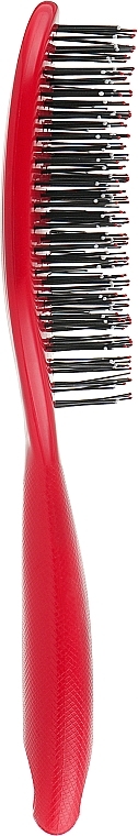 Spider Hair Brush, 12-row, glossy, red - I Love My Hair — photo N3