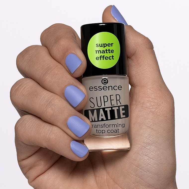 Super Matte Top Coat - Essence Super Matte Transforming Top Coat — photo N5